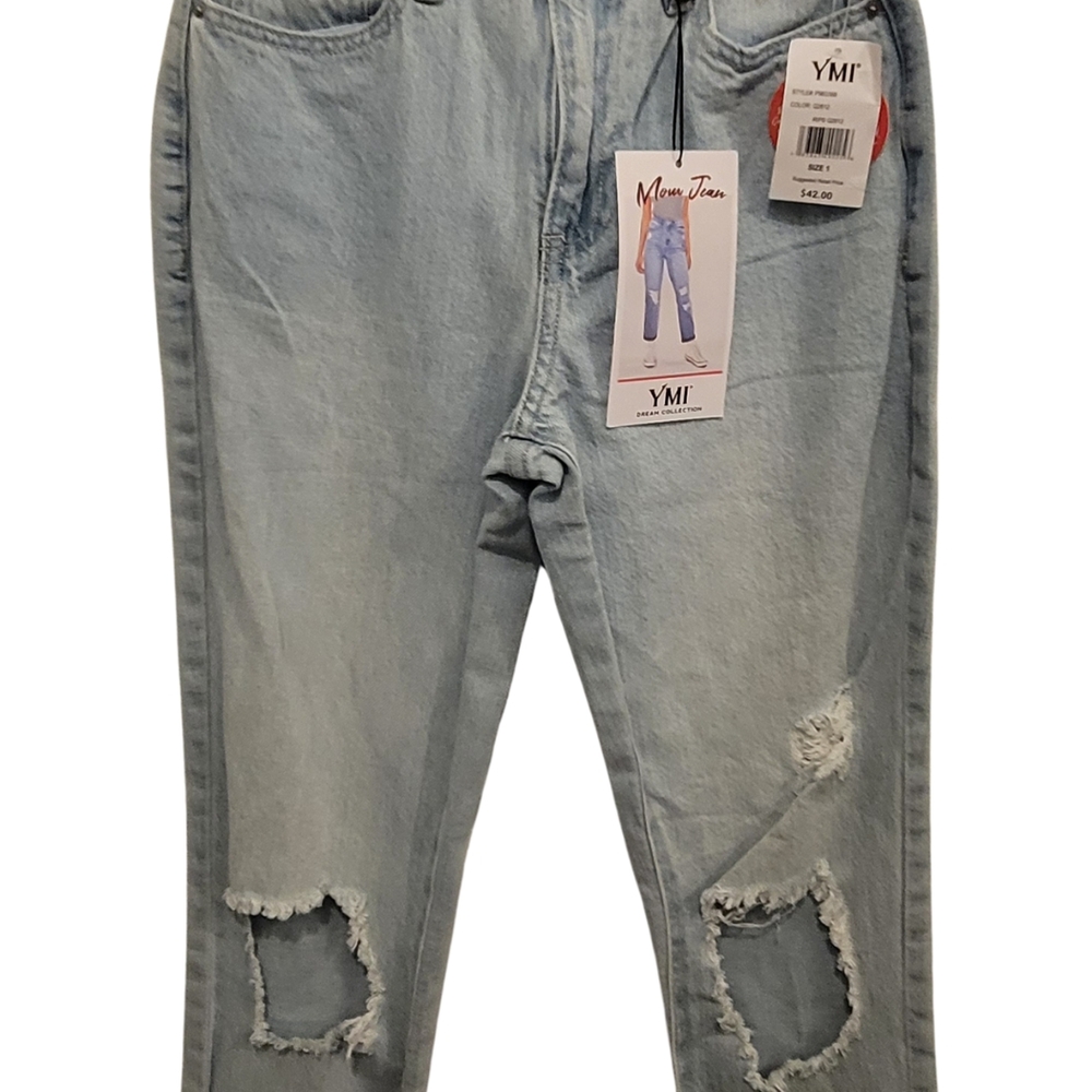 YMI Light Blue Distressed Jeans